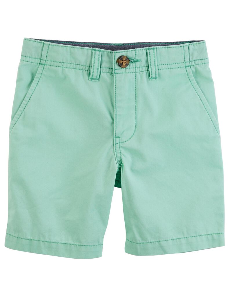 New Carter's Boy Shorts Green Woven